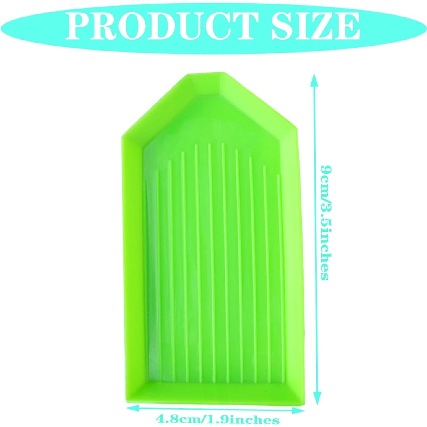 1 pcs Green Plastic Tray