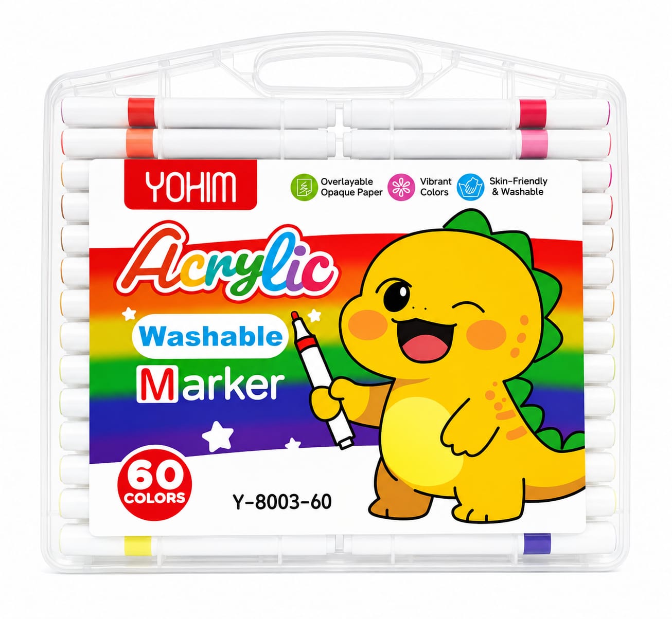Acrylic Markers – 60 Colors 🎨