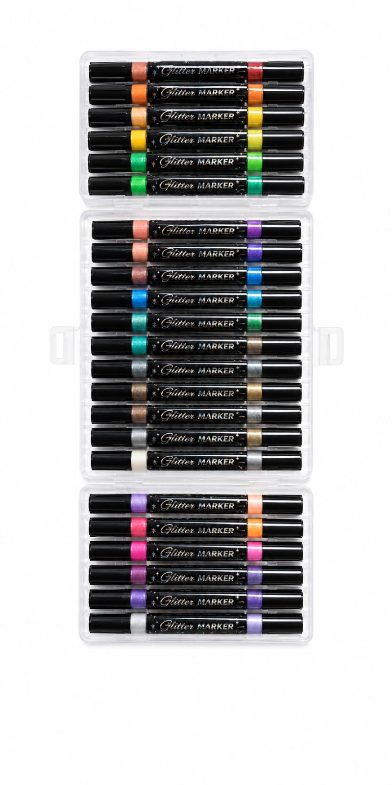 Glitter Markers 48-ألوان جليتر