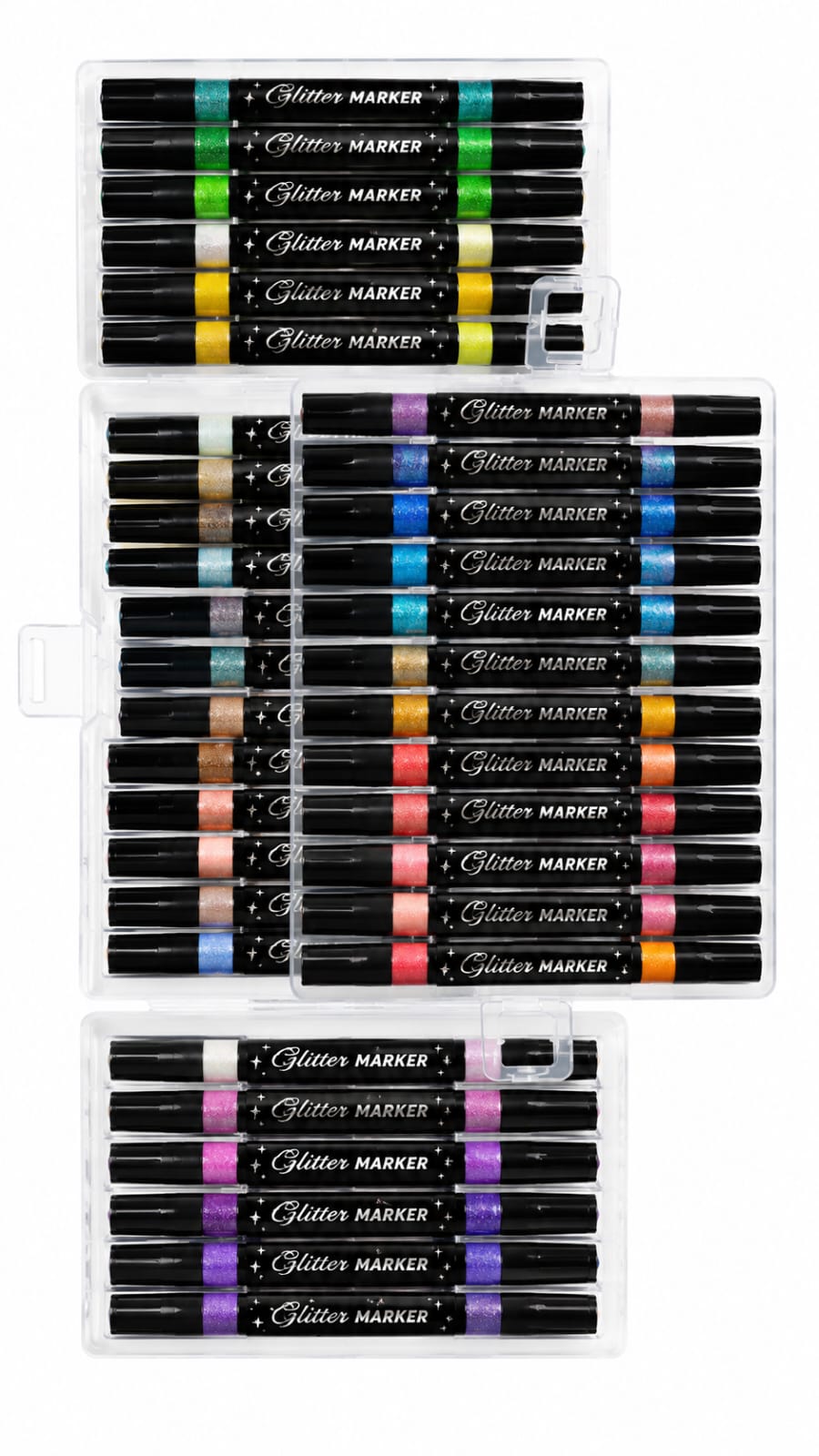 Glitter Markers 72-ألوان جليتر
