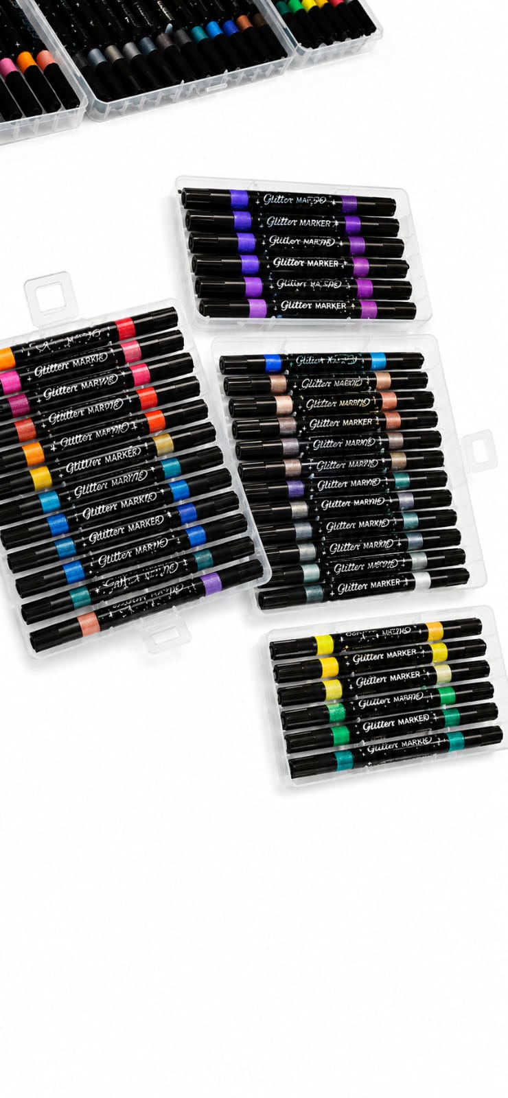 Glitter Markers 72-ألوان جليتر
