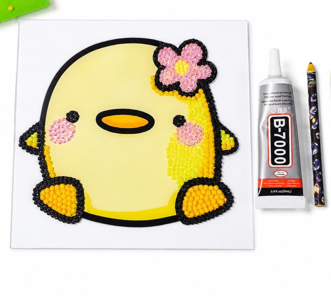 Acrylic Duck Sparkle Diamond Art Kit