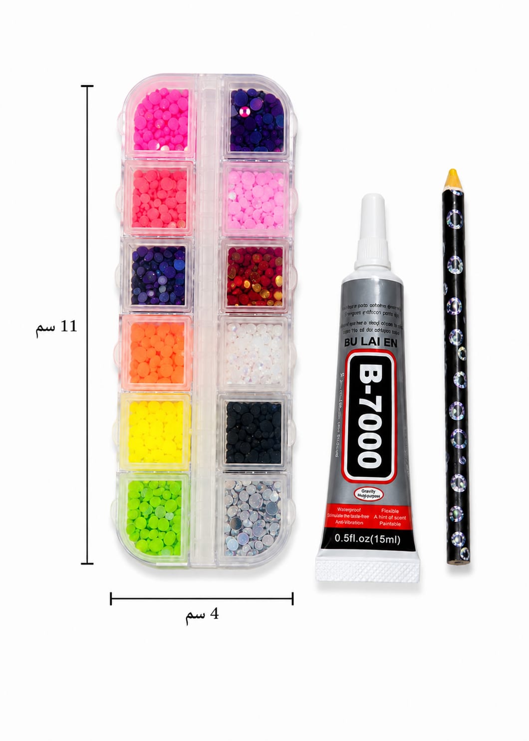 Small Sparkle Diamond Art Kit – 12 Colors