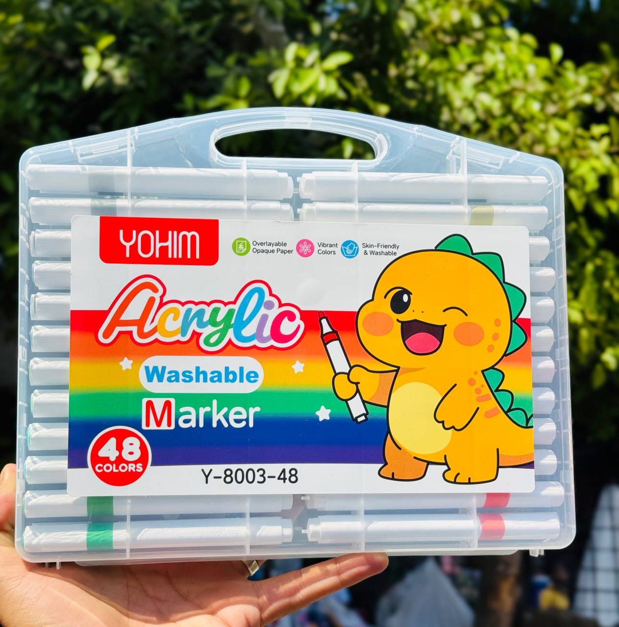 Acrylic Markers – 48 Colors 🎨