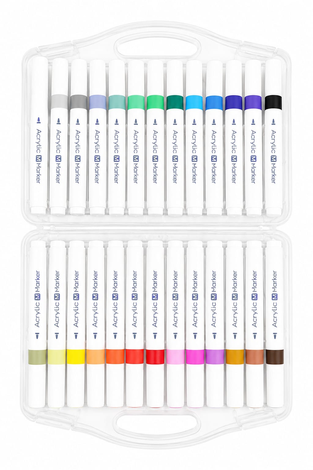 Acrylic Markers –24 Colors 🎨