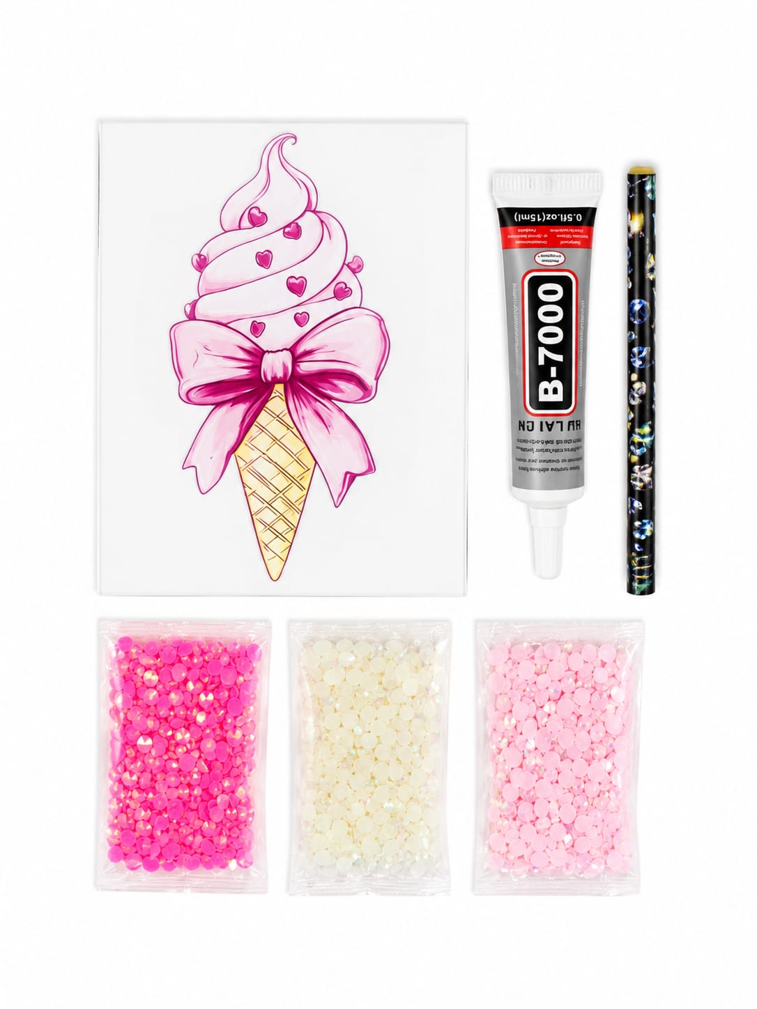 Ice cream Bedazzling Kit