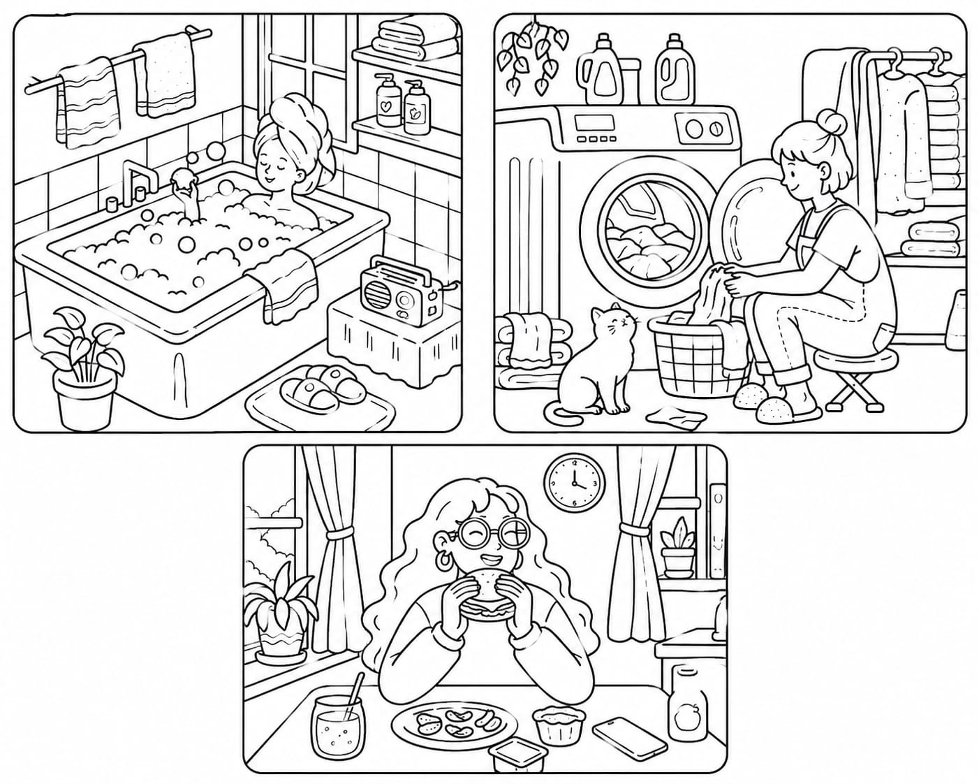 204 colors+4 coloring book