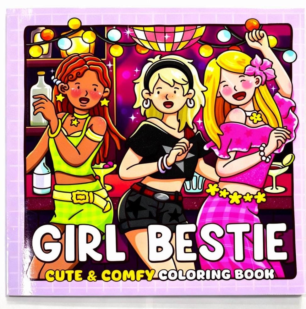 ✨GIRL BESTIE – Coloring Book ✨