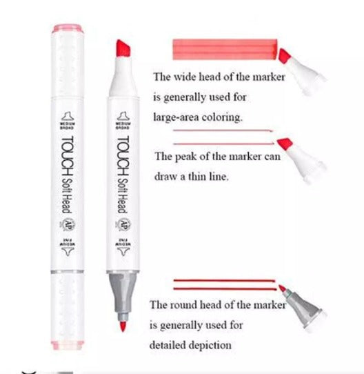 Superior 24 Colors Art Markers Set
