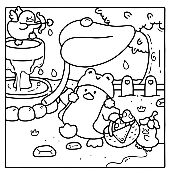 Duck's Life -Coloring Book