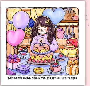 Mindful Girl  -Coloring Book