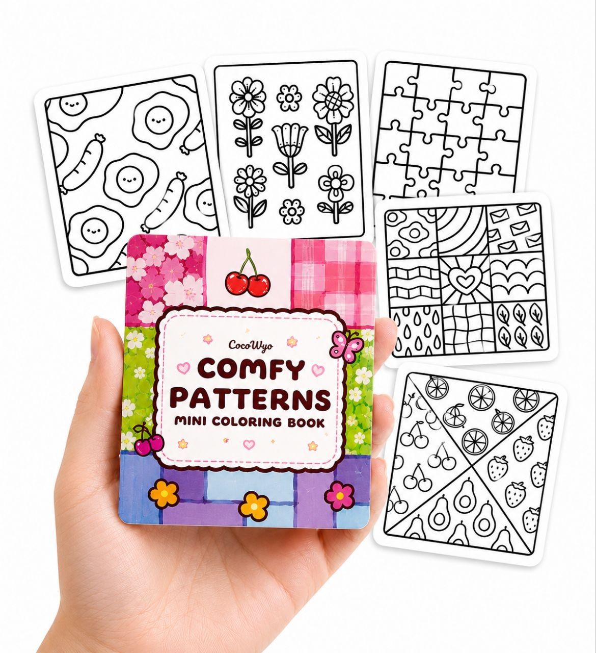 3 Mini Coloring Books