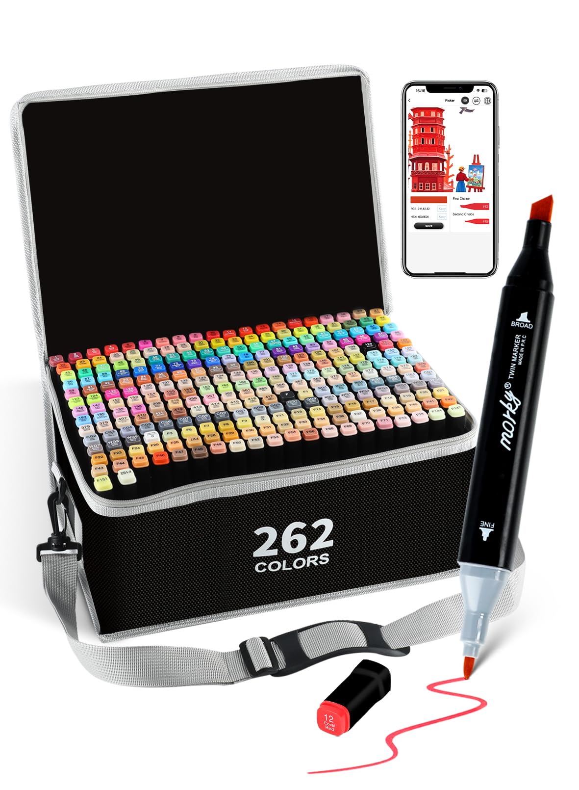 262 colors+2 books from 3 choices