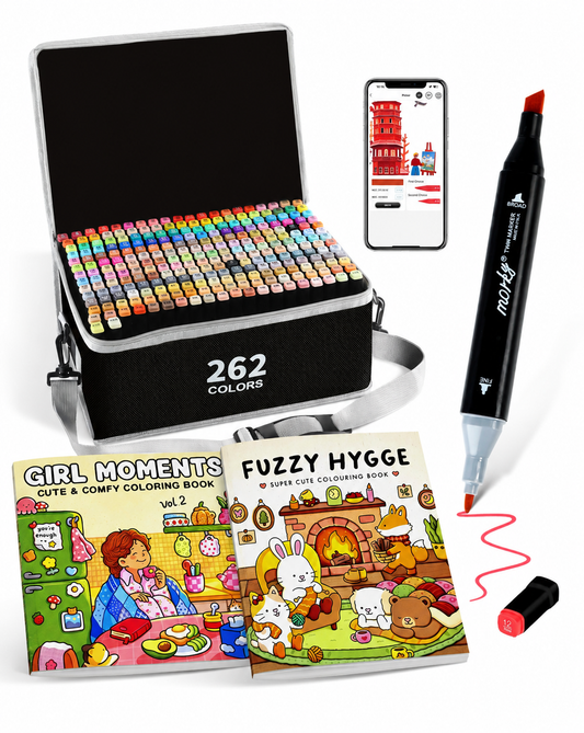 262 colors+2 books from 3 choices