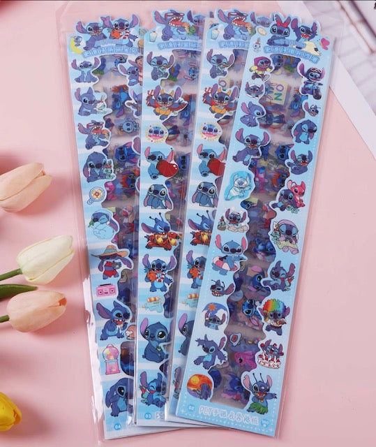 Stitch 100 Stickers 🩵✨