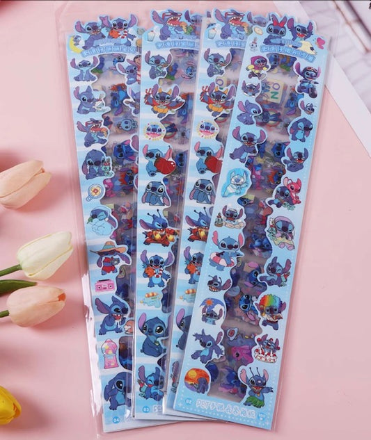Stitch 100 Stickers 🩵✨